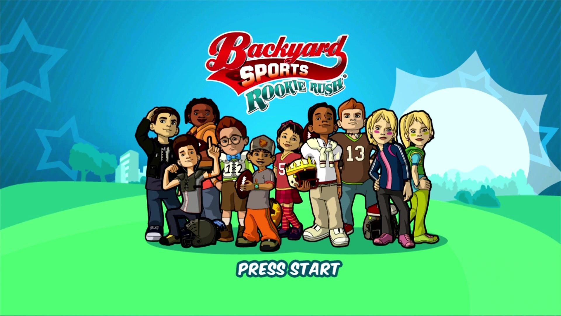 Backyard Sports: Rookie Rush back cover for Xbox 360